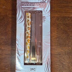 Manna Kadar Beauty 2pc Tweezer Set